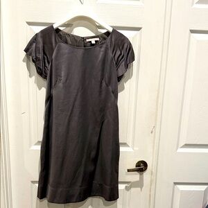 Elegant Gray Short Sleeve Dress